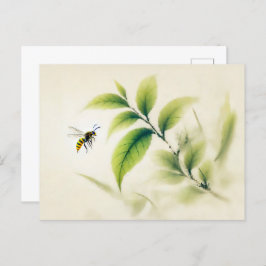 ブランチポスタ中国のー上のインクホーネット ポストカード