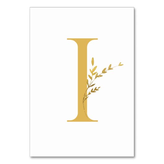 ブランチミニマリストホワイトおよびモダン金ゴールド結婚ズ テーブルナンバー (正面)