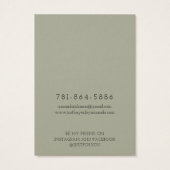 ブランチモダン自然ネックレスディスプレイカード (裏面)