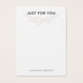 ブランチモダン自然ネックレスディスプレイカード (正面)