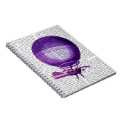 ブランチャーズ水素（紫）熱気球 ノートブック (右側)