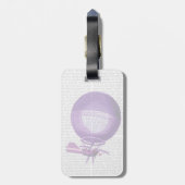 ブランチャーズ水素（紫）熱気球 ラゲッジタグ (裏面縦)