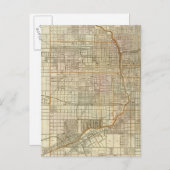 ブランチャードのシカゴのガイドマップ ポストカード (正面/裏面)