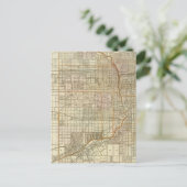 ブランチャードのシカゴのガイドマップ ポストカード (スタンド正面)