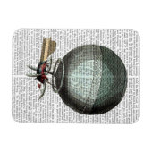 ブランチャードヴィンテージ熱気球 マグネット (横)