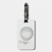 ブランチャードヴィンテージ熱気球 ラゲッジタグ (裏面縦)