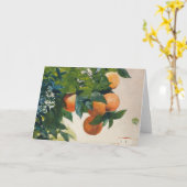 ブランチ上のオレンジ | ウィンズローホーマー カード (黄色い花)