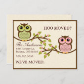 ブランチ上のOwls移動アナウンス 案内ポストカード (正面/裏面)
