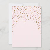 ブランチ及び快活なグリッターのブライダルシャワーの招待状 招待状 (裏面)