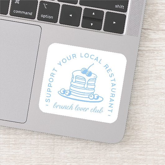 ブランチ恋人クラブ沿岸のベビーブルー美学 シール (詳細)