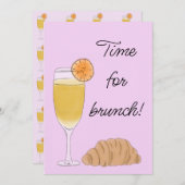 ブランチ招待状 招待状 (正面/裏面)