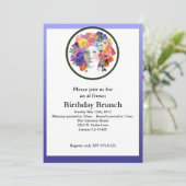 ブランチ招待状/春パーティー 招待状 (スタンド正面)