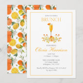 ブランチ招待状, 花嫁のブランチ招待, 誕生日 招待状 (正面/裏面)