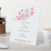 ブランチ桜 – コークの数を推測 台座サイン (インサイチュ)