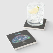 ブランチ渦巻形のツリーサンダー_コーブ ストーンコースター (横)