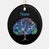 ブランチ渦巻形のツリーサンダー_コーブ セラミックオーナメント (左)