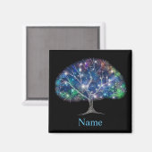 ブランチ渦巻形のツリーサンダー_コーブ マグネット (正面/裏面)