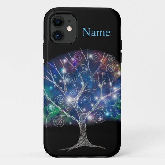 ブランチ渦巻形のツリーサンダー_コーブ Case-Mate iPhoneケース (裏面)
