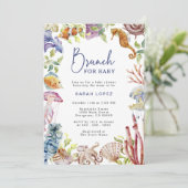 ブランチ赤ちゃんシャワー 招待状 (スタンド正面)