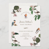 ブランチ離れバードベイビーシャワー 招待状 (正面/裏面)