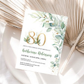 ブランチ80歳の誕生日 招待状