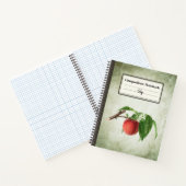 ブランチ・コンポでおいしい桃パーソナライズされた ノートブック (内部)