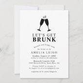 ブランチ&ドリンクブライダルシャワー 招待状 (正面)