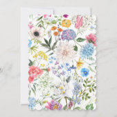 ブランチ&バブリーのブライダルシャワー招待 セーブザデート (裏面)