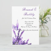 ブランチ&バブリーのブライダルシャワー招待 招待状 (スタンド正面)