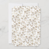 ブランチ&バブリーウォーターカラーシャンパンブライダルシャワー 招待状 (裏面)