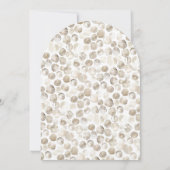 ブランチ&バブリーウォーターカラーシャンパンブライダルシャワー 招待状 (裏面)