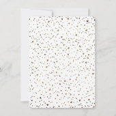 ブランチ&バブリーウォーターカラーフローラブライダルシャワー 招待状 (裏面)