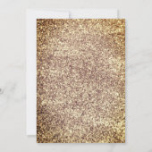 ブランチ&バブリーガラス、グリッターブライダルシャワー 招待状 (裏面)