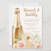 ブランチ&バブリーガーデンフローラブライダルシャワー 招待状 (正面)