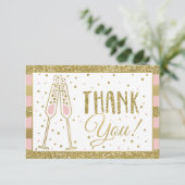 ブランチ&バブリーサンキューカードフェイク、グリッター/フォイル サンキューカード (スタンド正面)