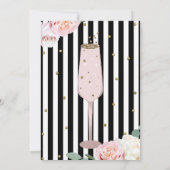 ブランチ&バブリーシャンパンクロワッサンブライダルシャワー 招待状 (裏面)