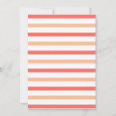 ブランチ&バブリーピクニックワインをテーマにしたブライダルシャワー 招待状 (裏面)