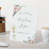 ブランチ&バブリーフローラカスタム文字標識 台座サイン (インサイチュ)