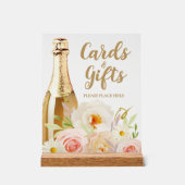 ブランチ&バブリーフローラブライダルシャワーカード&ギフト アクリルサイン (正面)
