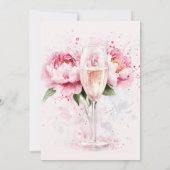 ブランチ&バブリーフローラブライダルシャワー 招待状 (裏面)