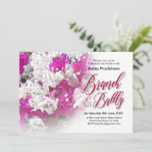 ブランチ&バブリーフローラ結婚式招待状 招待状 (スタンド正面)