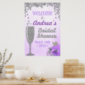 ブランチ&バブリーブライダルシャワーウェルカムサイン ポスター (キッチン)