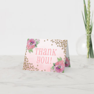 ブランチ&バブリーブライダルシャワーグリッターサンキュー サンキューカード