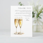 ブランチ&バブリーブライダルシャワーサンキューカード エンクロージャーカード (スタンド正面)