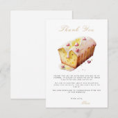 ブランチ&バブリーブライダルシャワーサンキューカード エンクロージャーカード (正面/裏面)