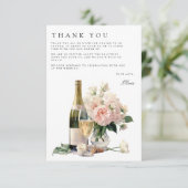 ブランチ&バブリーブライダルシャワーサンキューカード エンクロージャーカード (スタンド正面)