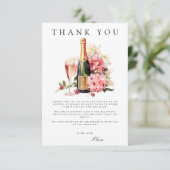 ブランチ&バブリーブライダルシャワーサンキューカード エンクロージャーカード (スタンド正面)