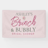 ブランチ&バブリーブライダルシャワーバナー 横断幕 (横)