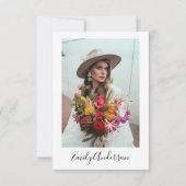 ブランチ&バブリーブライダルシャワーフォトユーカリ 招待状 (裏面)