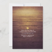 ブランチ&バブリーブライダルシャワーフローラストリングライト 招待状 (裏面)